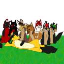 Group photo of all my characters