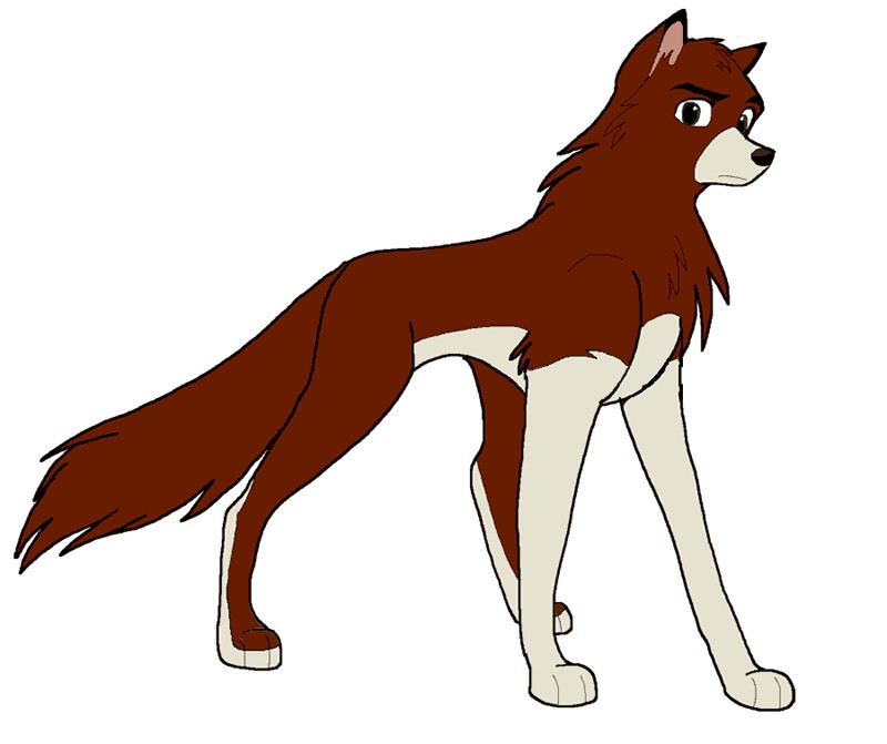 My version of the red-faced pup: Aylen