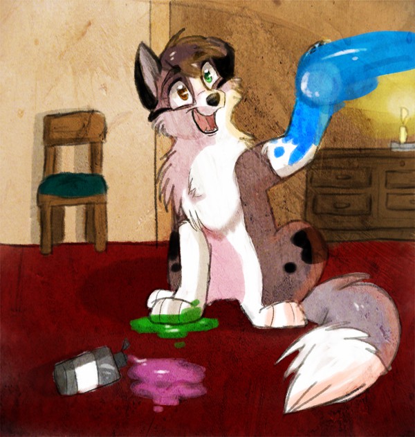 I'll paint the walls some more~