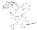 Wolf Lineart