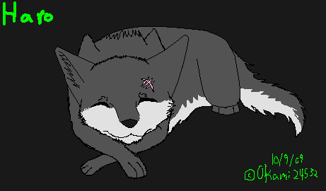 Haro laying down