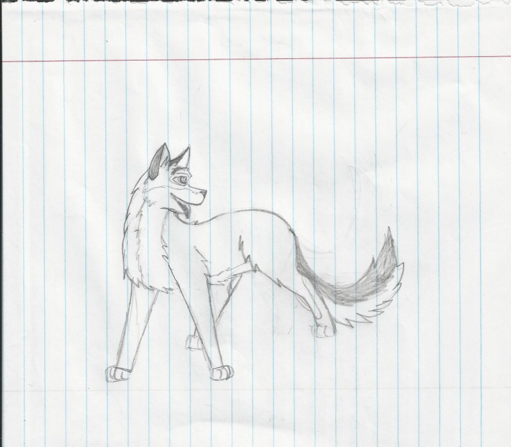 line art of balto