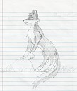drawing of balto in progress