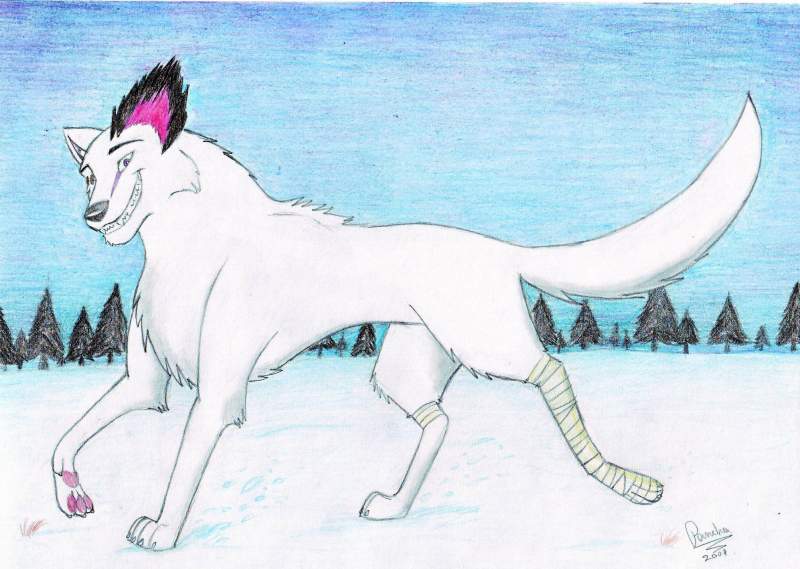 Art trade with wolf-lion
