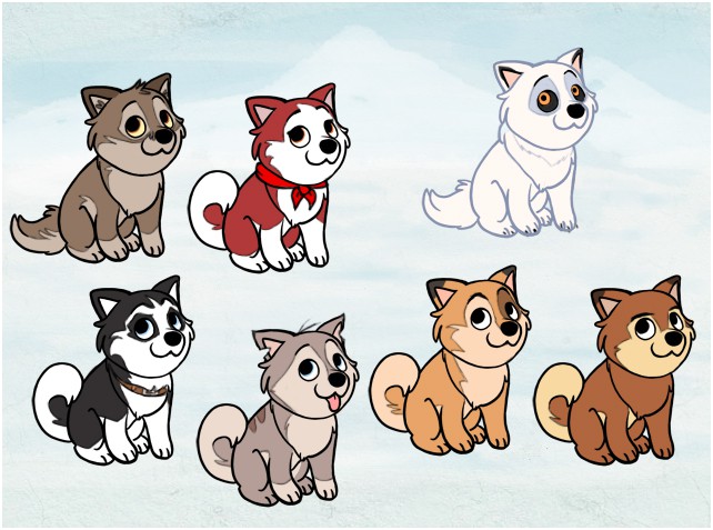 Kawaii Balto characters