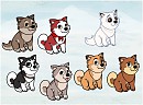 Kawaii Balto characters