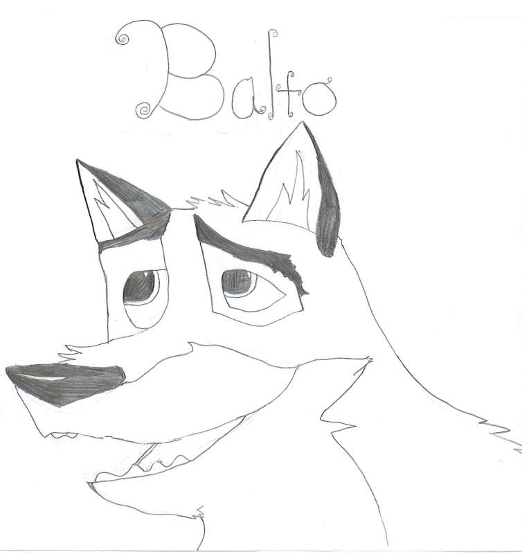 My First Drawing of Balto