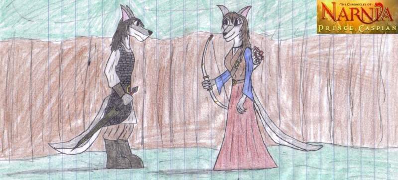 Susan Wolfensie Meets Wolf Caspian in the Forest