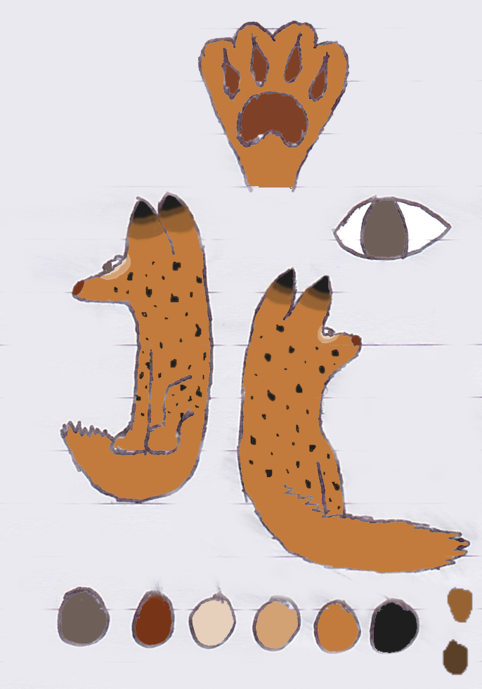 Reference Sheet for My New Character, Jubatus