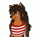 Meee as an anthro wolfy