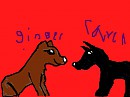 raven and ginger (purple)