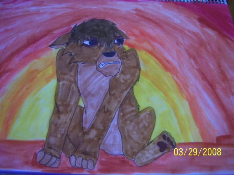 Kovu like wolf when he is exiled