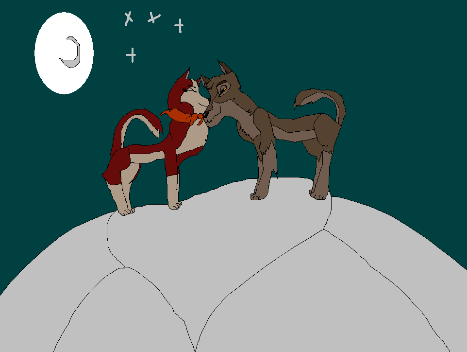 My first Balto and Jenna drawing