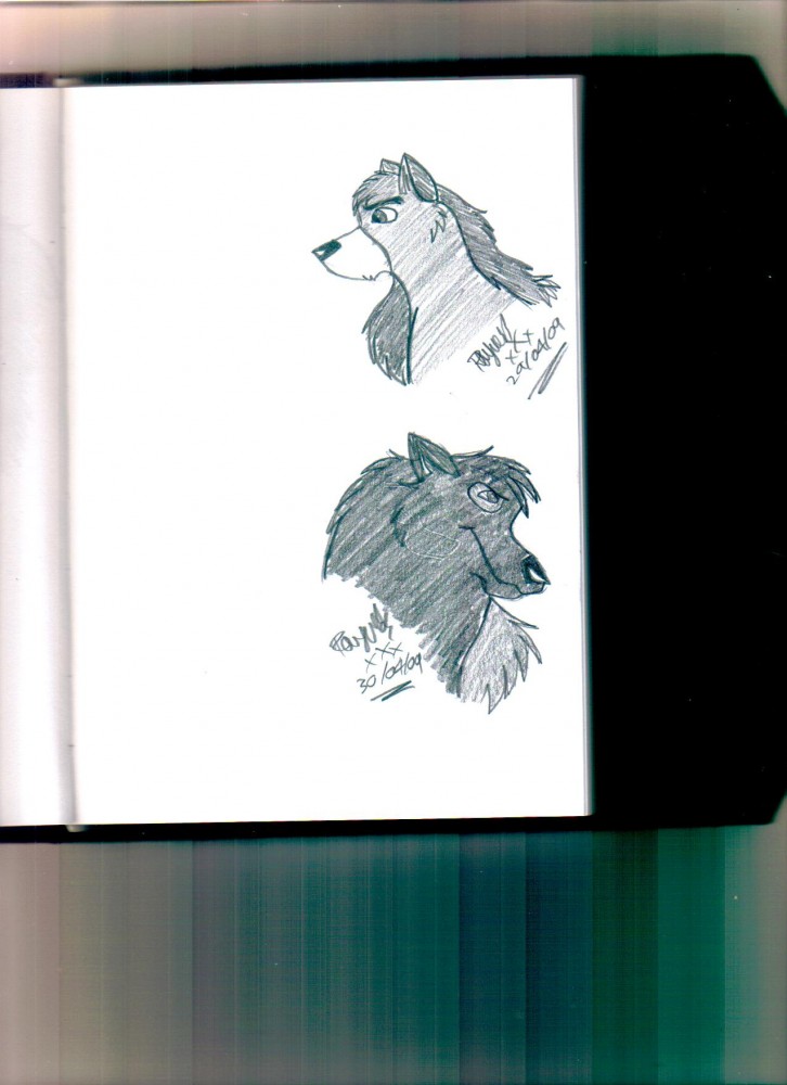 Sketchbook doodles 5 - Axton and Vince