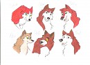 My version of Balto's pups as adults