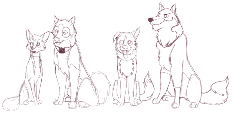 Character page sketches 1