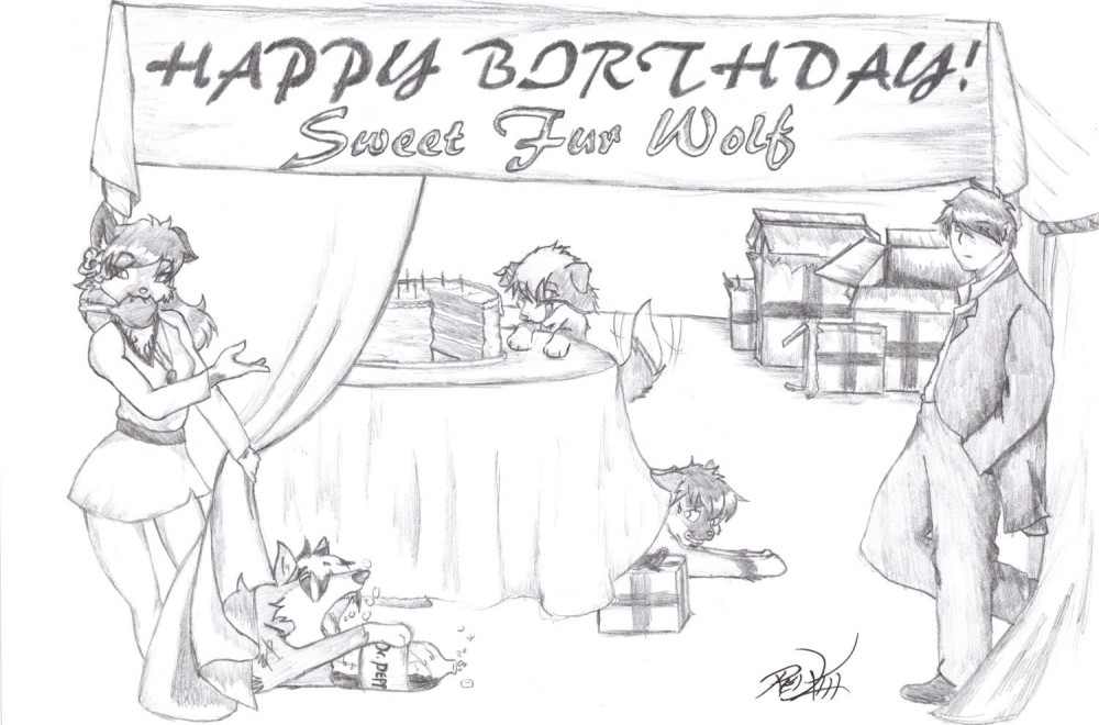 Happy Birthday Sweet Fur Wolf!