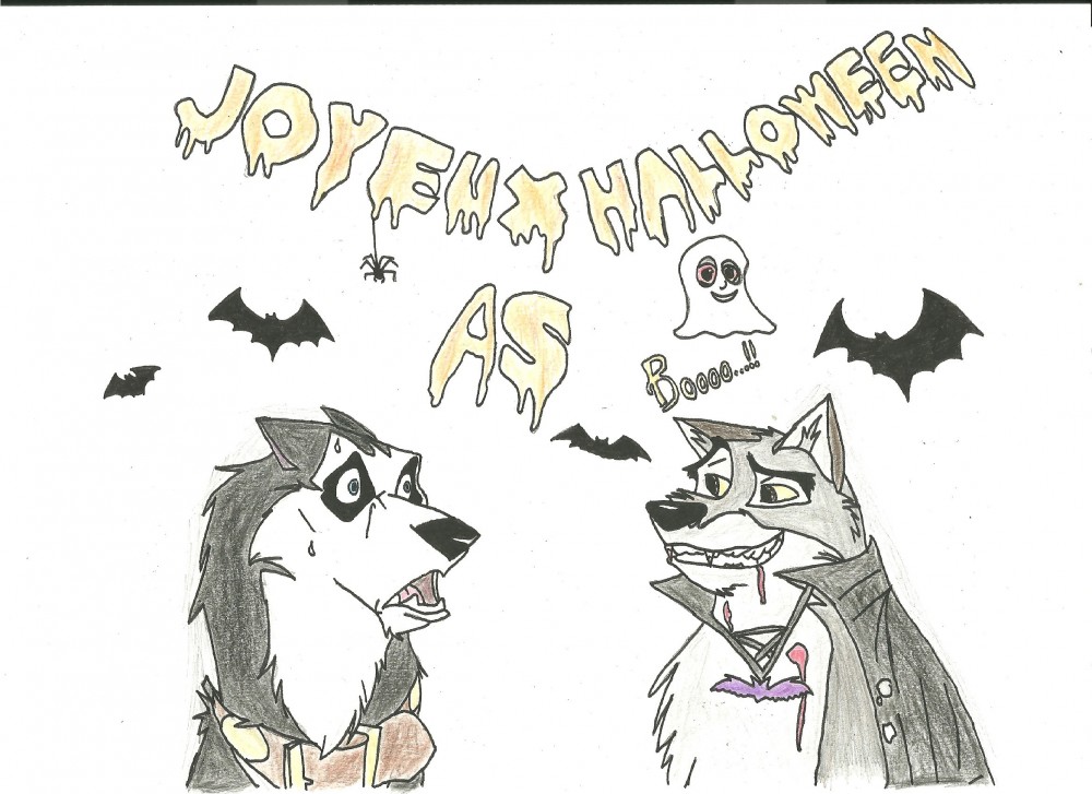Joyeux Halloween (colorié)