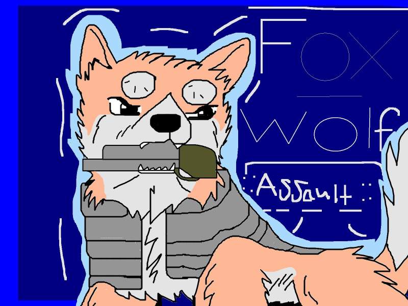 Fox-Wolf gift art again