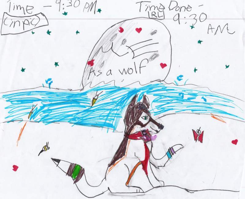 SCANNED PIC OF ME AS WOLF, right here!