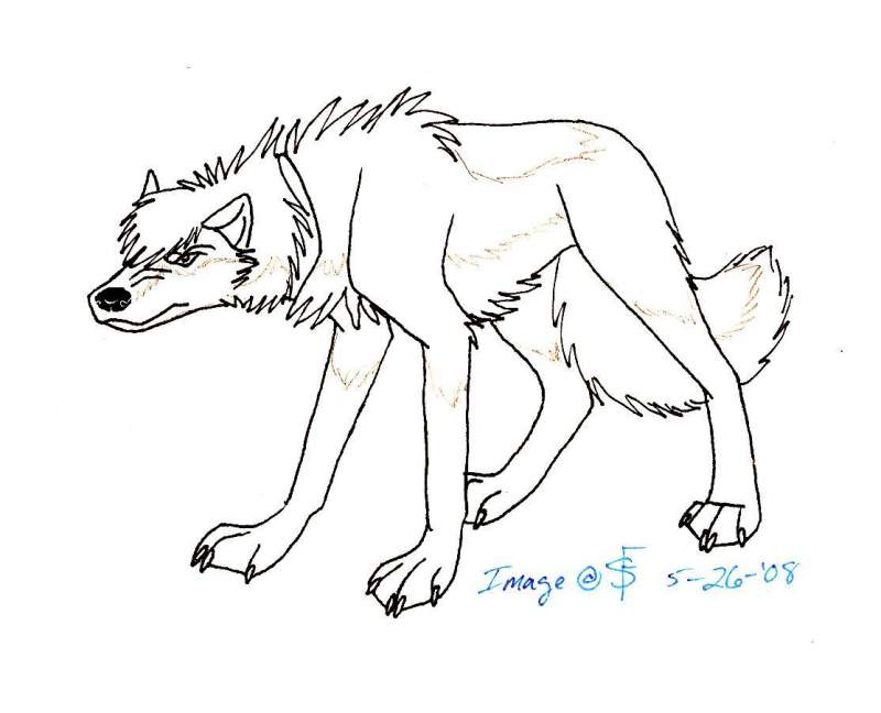 Bannie Angry uncolored