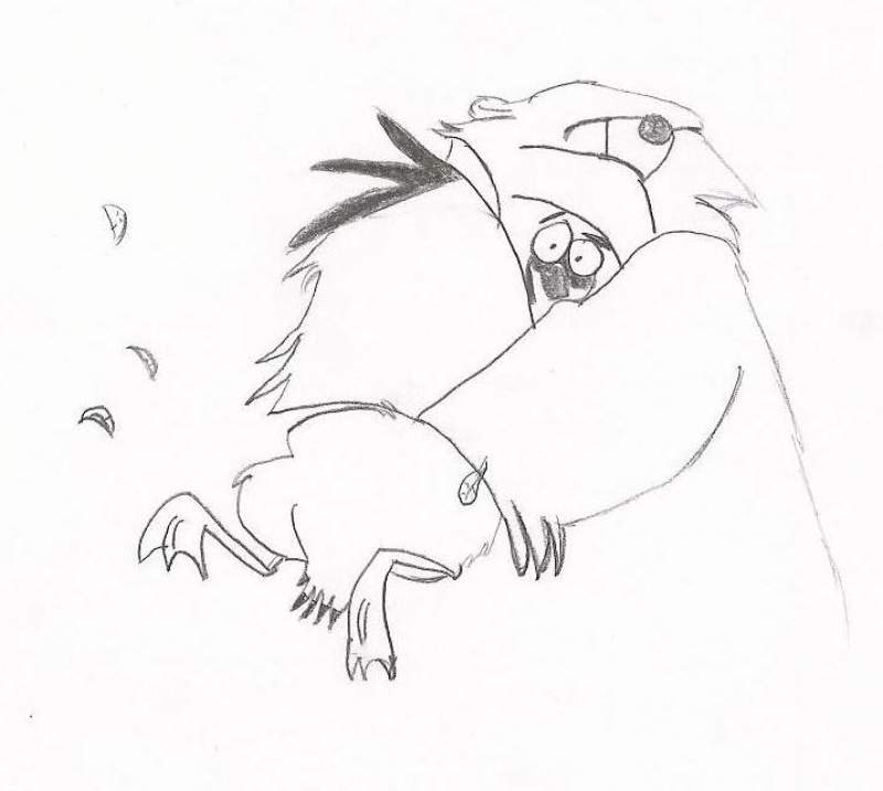 LE dessin de Balto