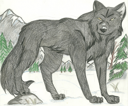 Amaroq, snow spirit and spirit Guide