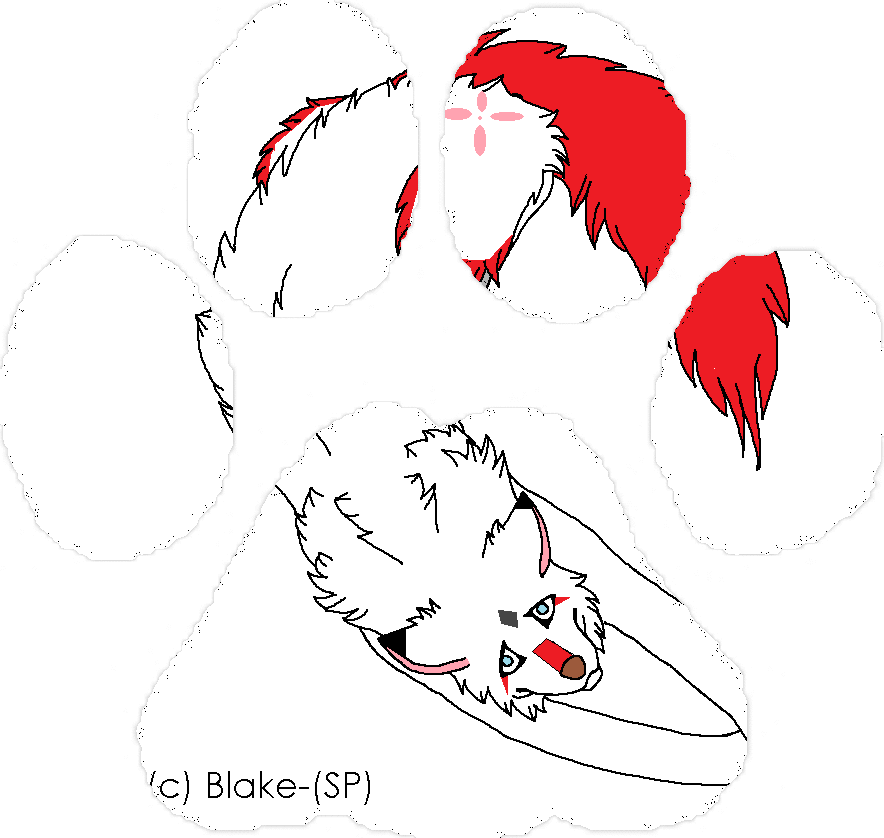  Paw Print -Blossom-