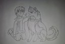 A boy and his dog