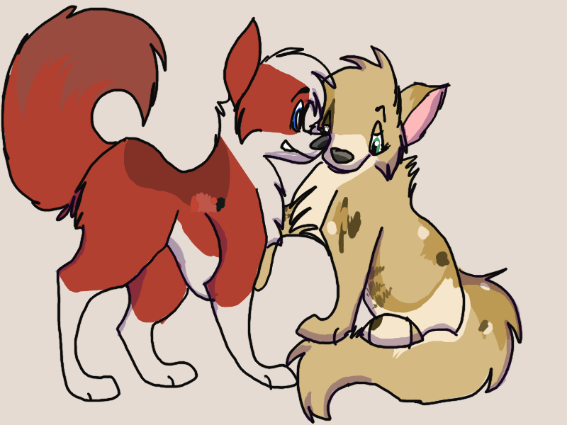 Red and Blonde Brownie