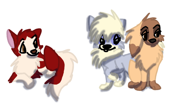 When they were pups...