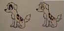 kyla and breezy as puppies :D