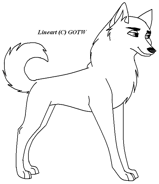 Dog lineart #2