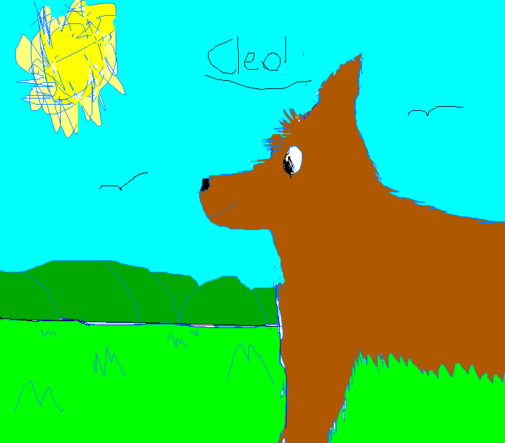 cleo coloured in