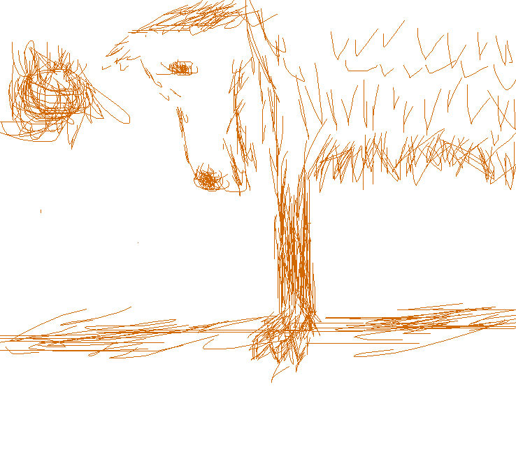 A dog