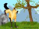 spirit stallion as a wolf