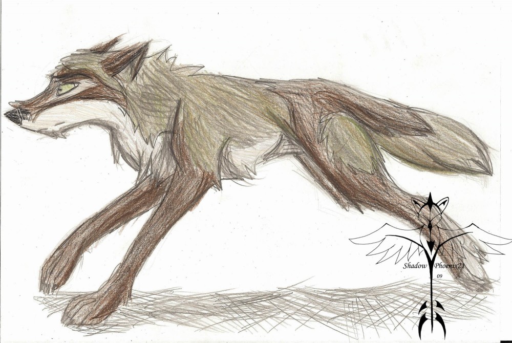 Wrath pencil coloured