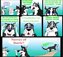 Steele goes crazy