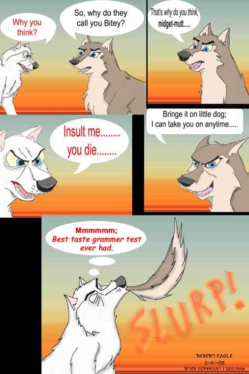 Bitey meets Aleu