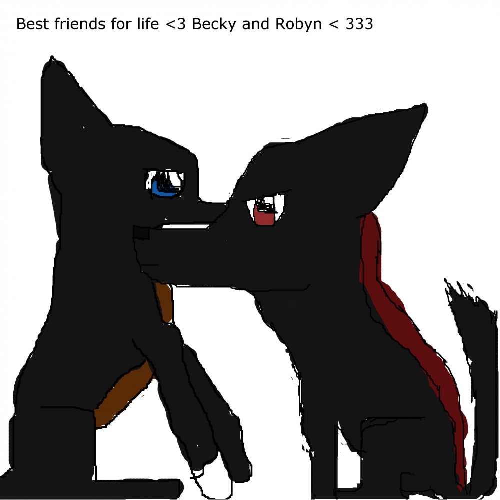 Robyn and Becky. Best friends for life < 3