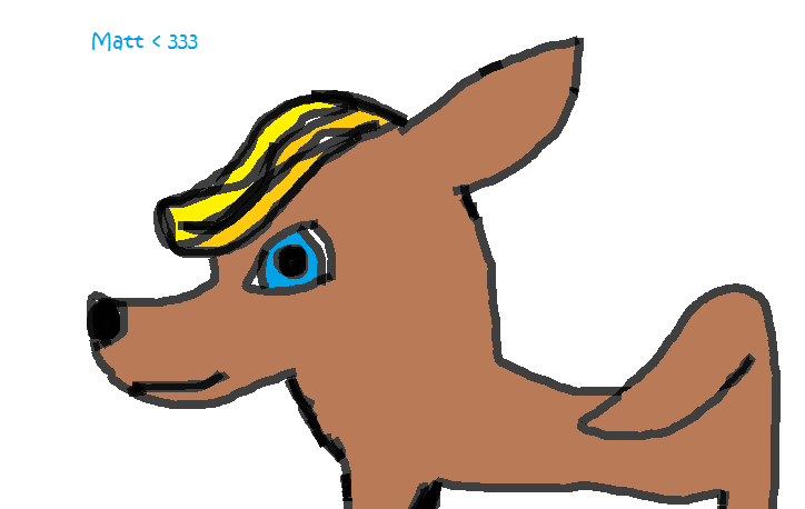 Itza weirdly coloured Matt o: