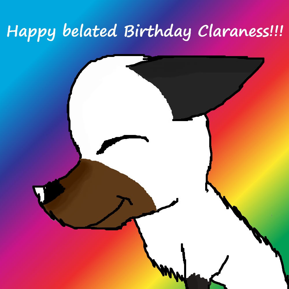 Happy belated birthday, Claraness. :3