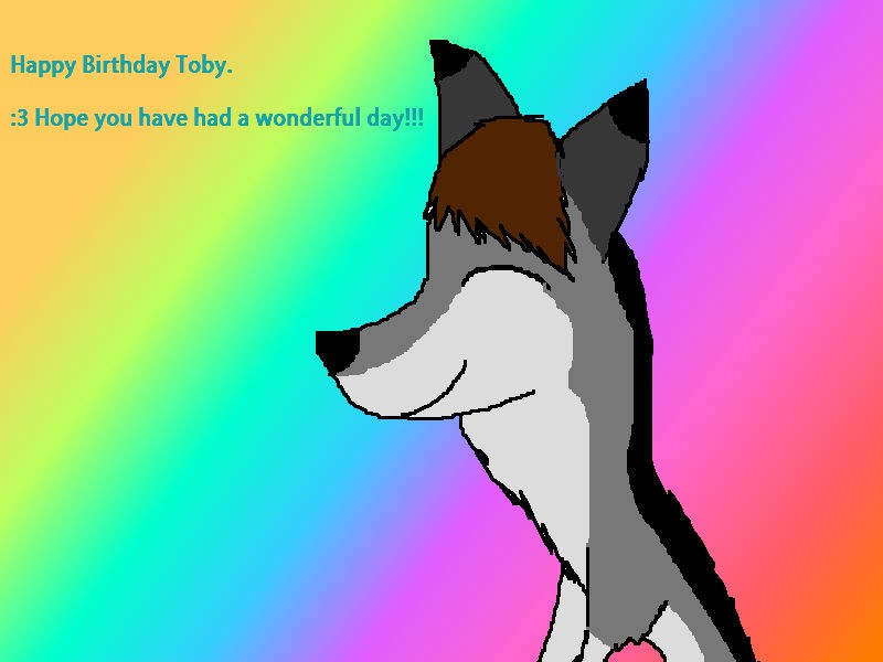 Happy birthday my friend! ^^