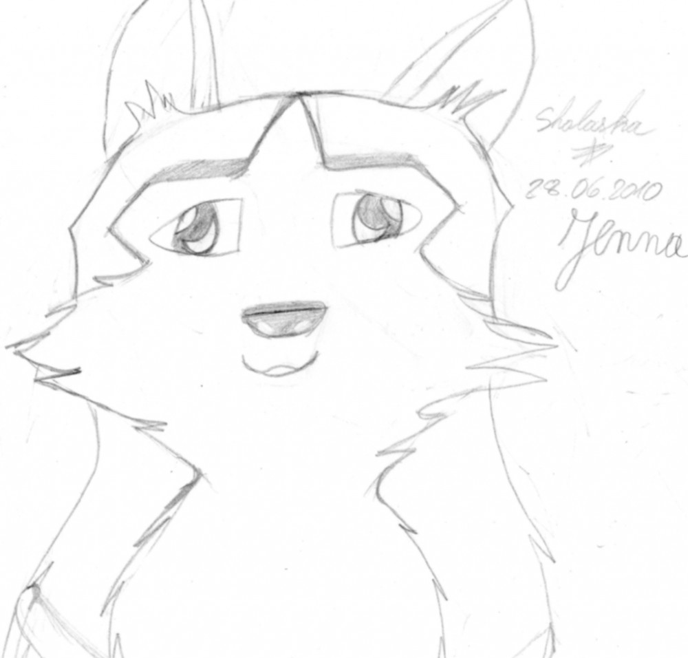 Jenna look face ( sketch )