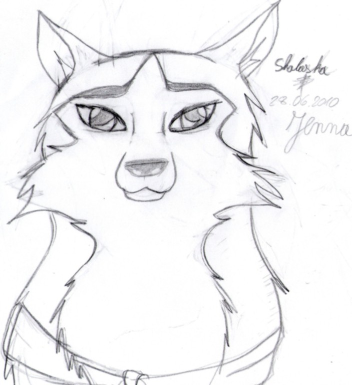 Jenna look face ( sketch 2)