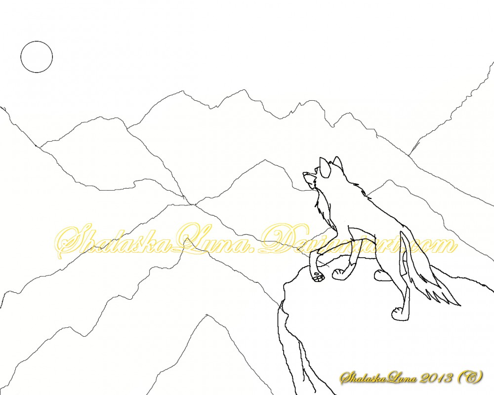 Balto exploration lineart