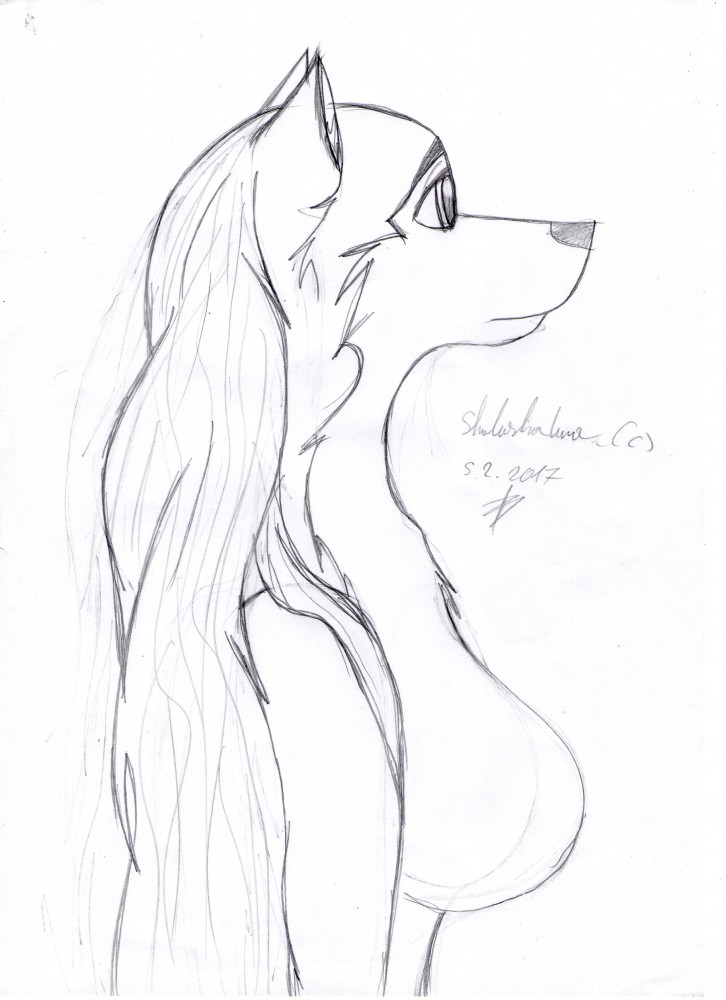 Jenna hair sketch