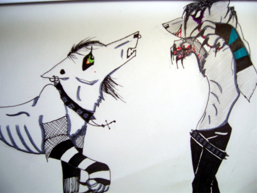 Shayne is about to make Seriously a vampire O.o