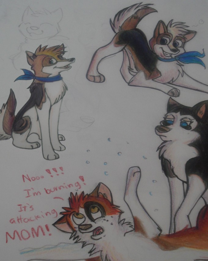 Antara and company doodles