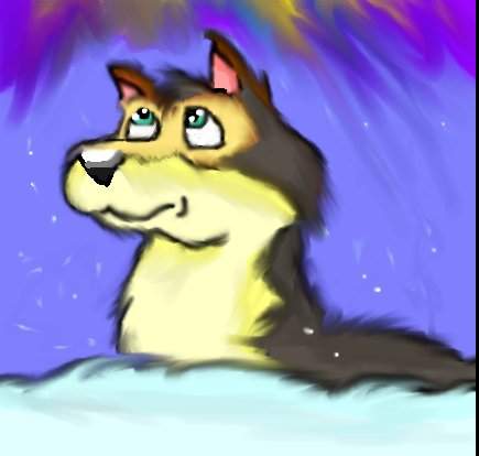 Alone in the snow